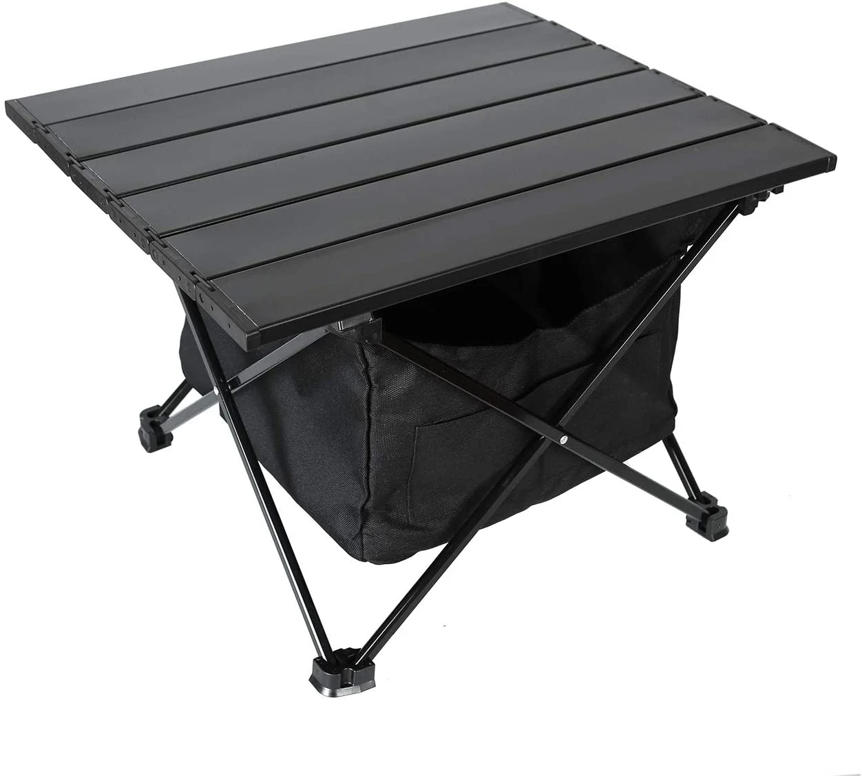 Portable Ultralight Aluminum Camp Table with Storage Bag Folding Beach Table for Camping Hiking Backpacking