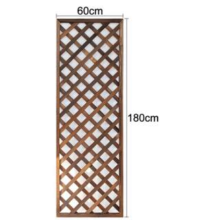 Ejoy 2 ft. x 6 ft. Wood Trellis Lattice Screen Privacy Fence (Set of 3-Pieces) WoodFence_24x72Diamond_3pc