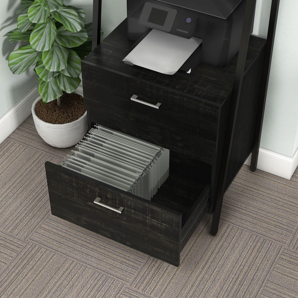 Furniture of America Shayfield Reclaimed Black Oak File Cabinet with 2-Drawers YNJ-2057C40