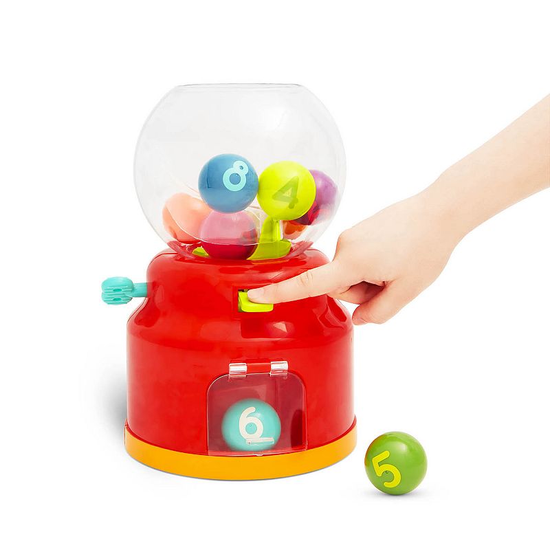 Battat Numbers and Colors Gumball Machine Toddler Learning Toy