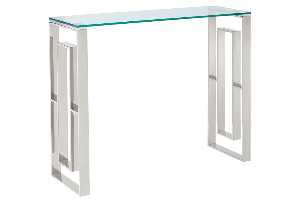 Inspire 502482CH Eros Console Table In Silver