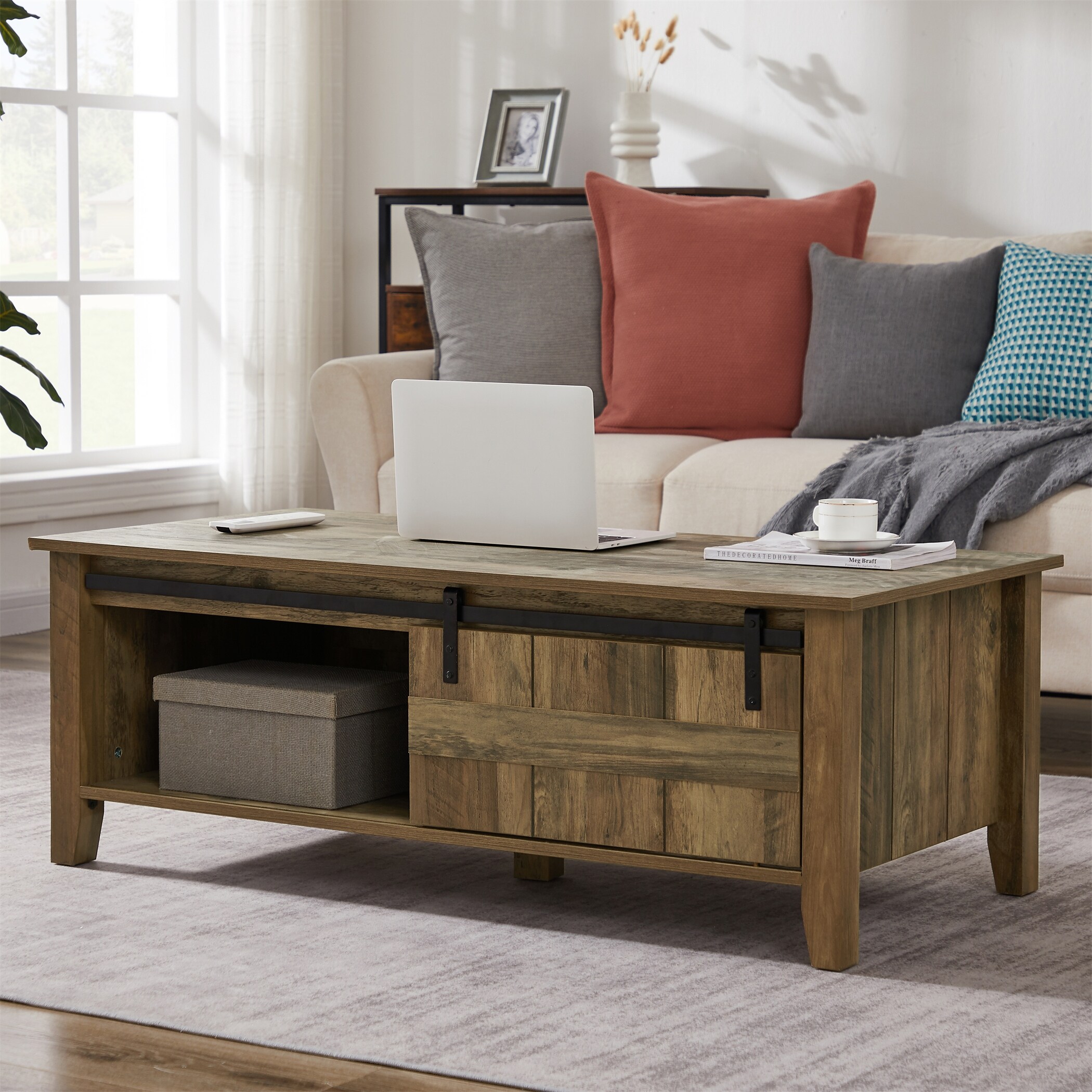 Coffee Table End Table Side Table Wooden Living Room Table MDF