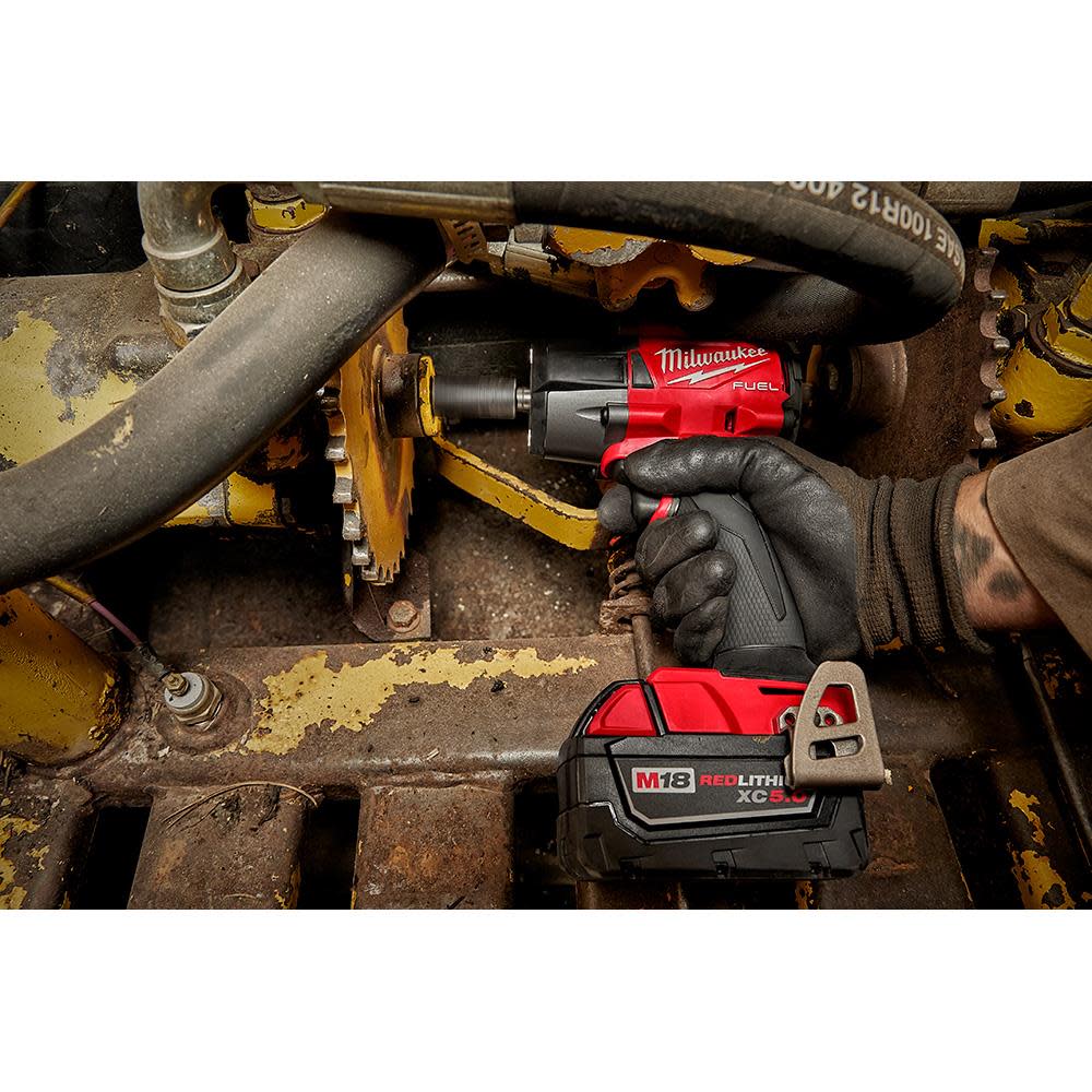 Milwaukee M18 FUEL 1/2 Mid Torque Impact Wrench Bare Tool with Pin Detent Reconditioned