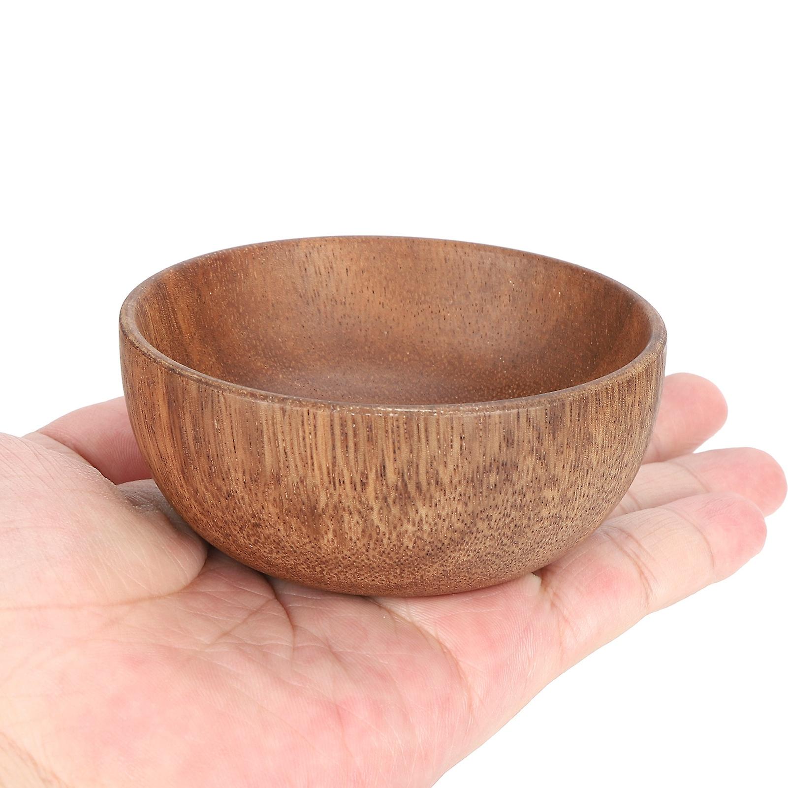 Food Grade Wooden Small Bowl Multifunction Japanese Dipping Tableware Bowl For Kitchen