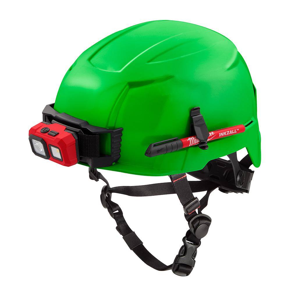 MW BOLT Green Type 2 Class E Non-Vented Safety Helmet 48-73-1307