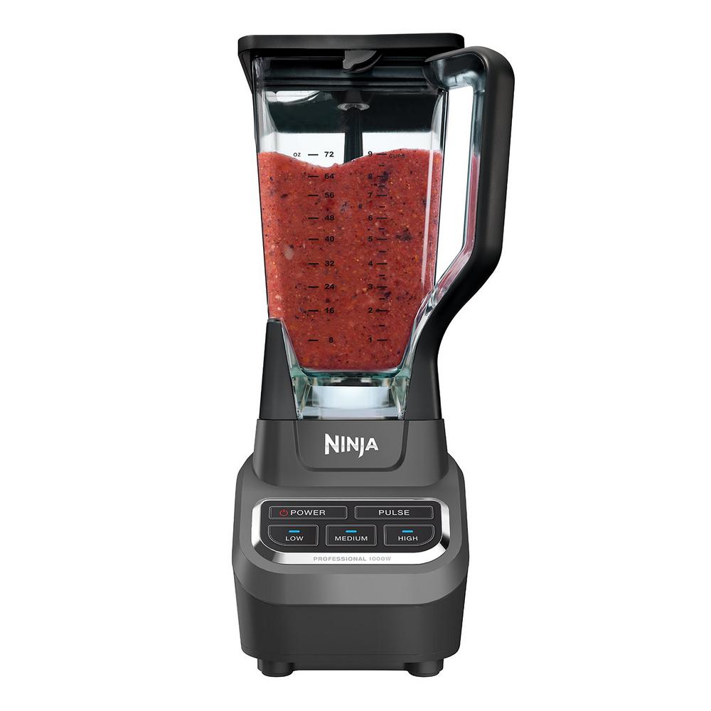 Ninja BL610 Professional 72 Oz Countertop Blender with 1000-Watt Base and Total Crushing Technology for Smoothies