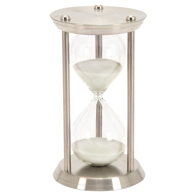 New Traditional Iron And Glass 60 minute Hourglass 12 quot Olivia amp May