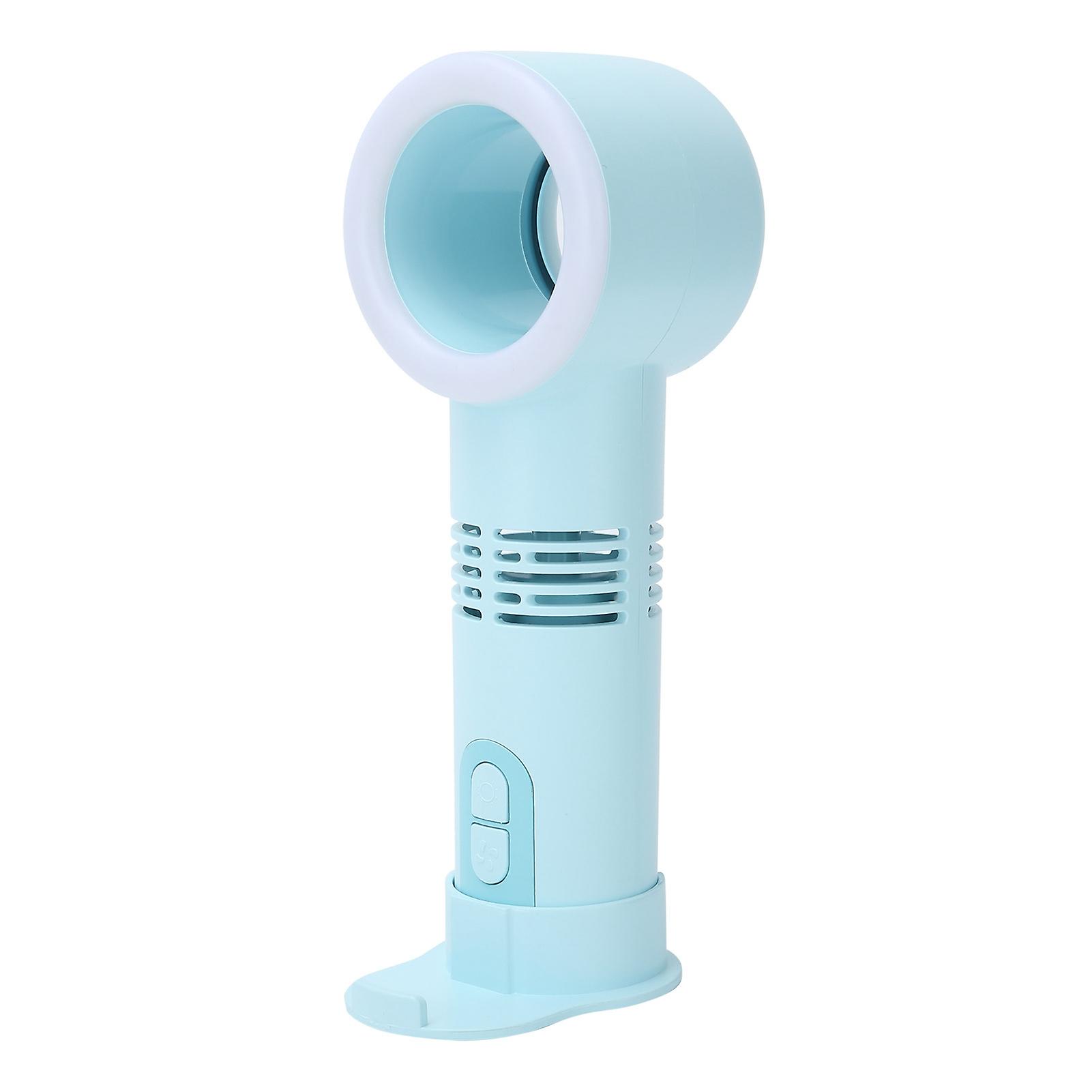 Portable Mini Fan Handheld Bladeless Fan With Mini Night Light Fill Light For Home Bedroom