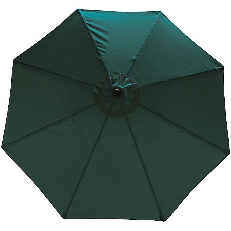 Sunnydaze 9' Patio Market Umbrella With Tilt And Crank