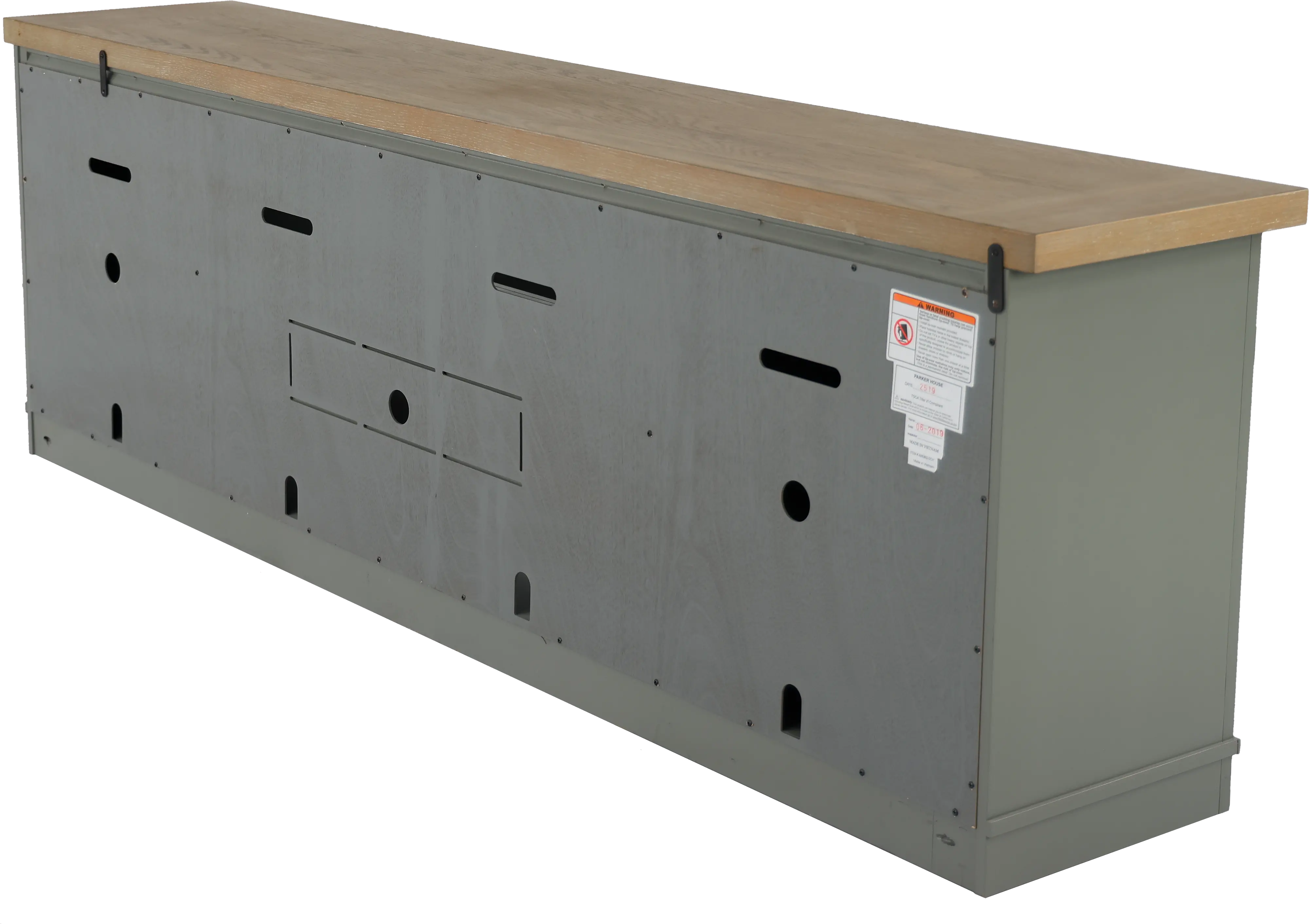 Amy Dove Gray 92 TV Stand