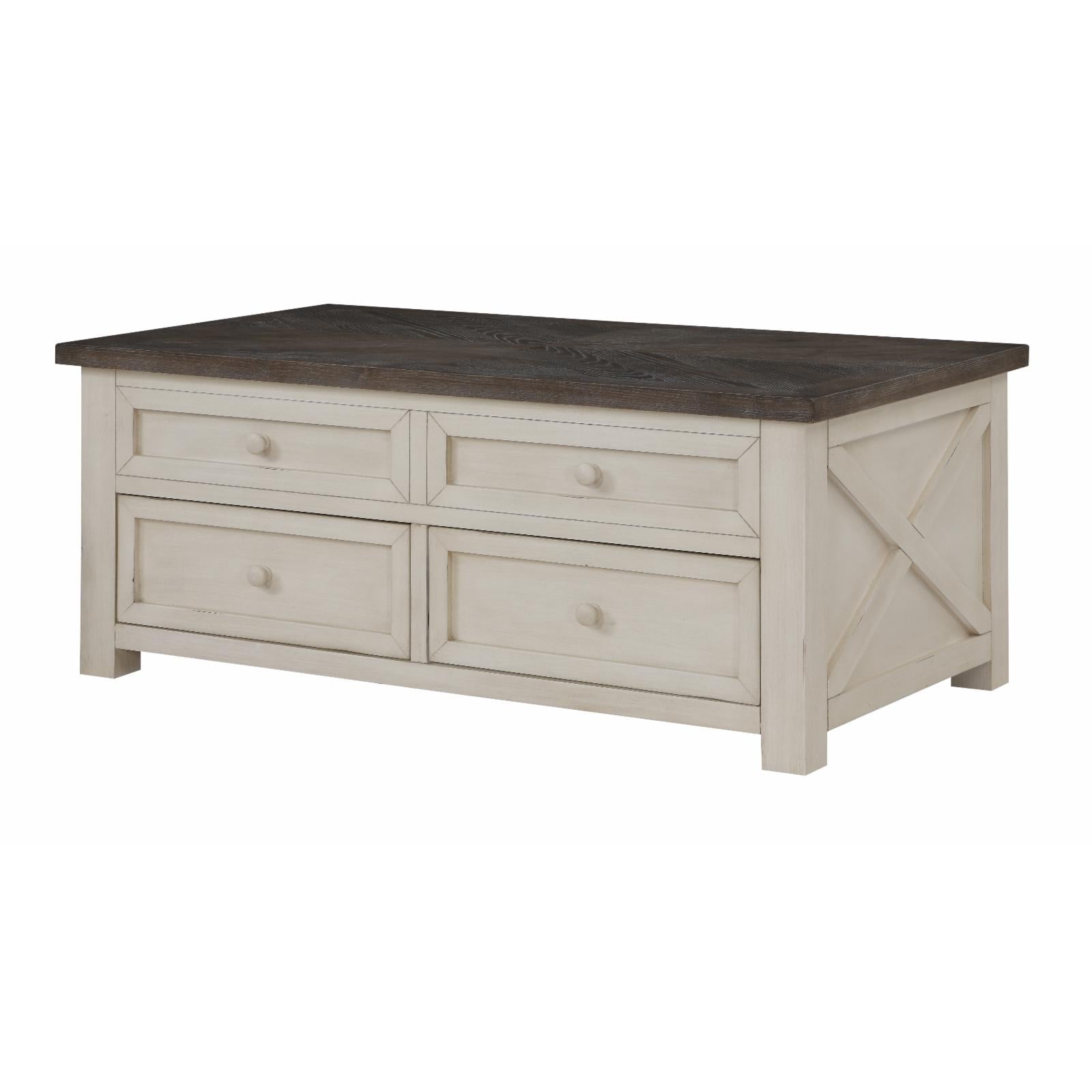 Coast to Coast Imports Bar Harbor 2 Drawer Lift Top Cocktail Table