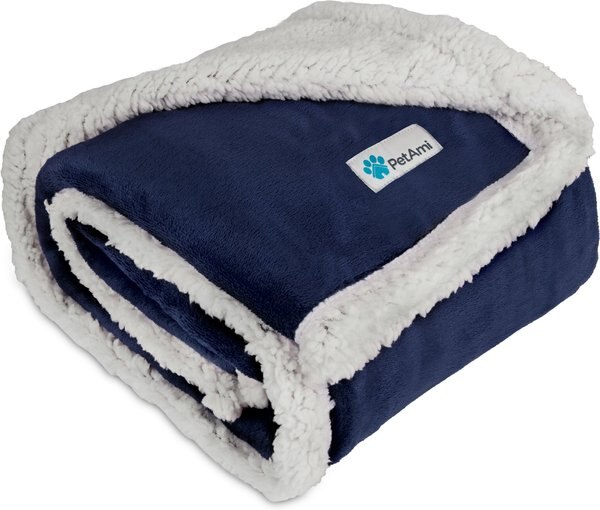 PetAmi Sherpa Cat and Dog Blanket