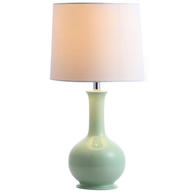 Minton Table Lamp Light Green Safavieh