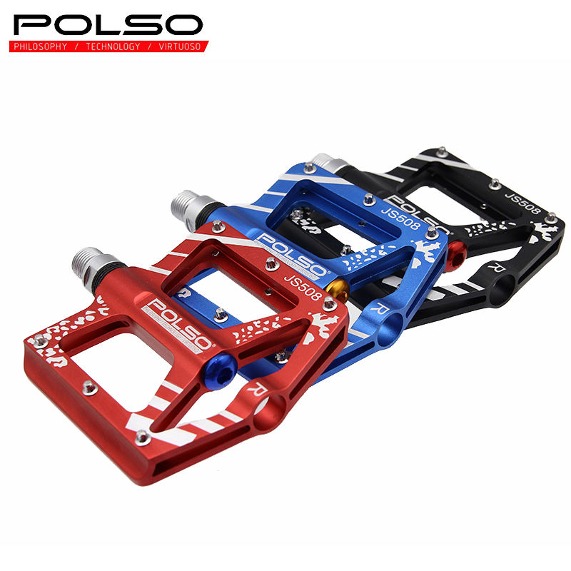 JS508 Custom Bicycle Pedals 3 Bearing Ultralight Aluminum oy Cycling Pedals Non slip Bike pedal