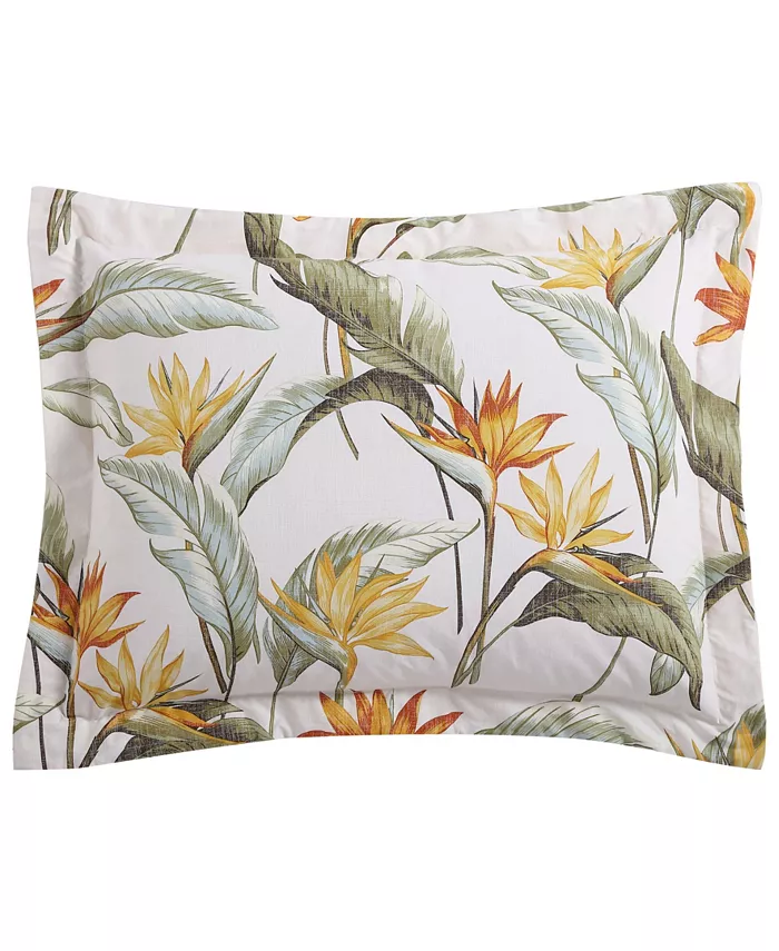 Tommy Bahama Home Birds of Paradise Reversible 3 Piece Duvet Cover Set， Full Queen