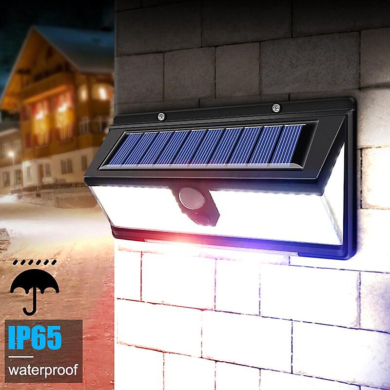 Solar Led Light Outdoor Garden Decoration 190led Lights With 4 Working Mode Ip65 Waterproof Solar Motion Sensor Wall Lamp