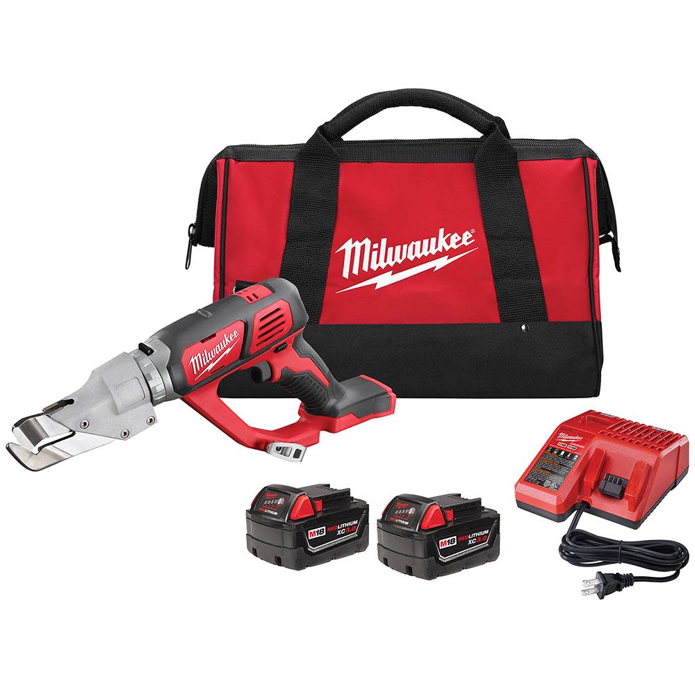 Milwaukee M18 Cordless 18 Gauge Single Cut Shear Kit