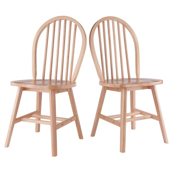 Windsor 2-PC Chair Set， Natural