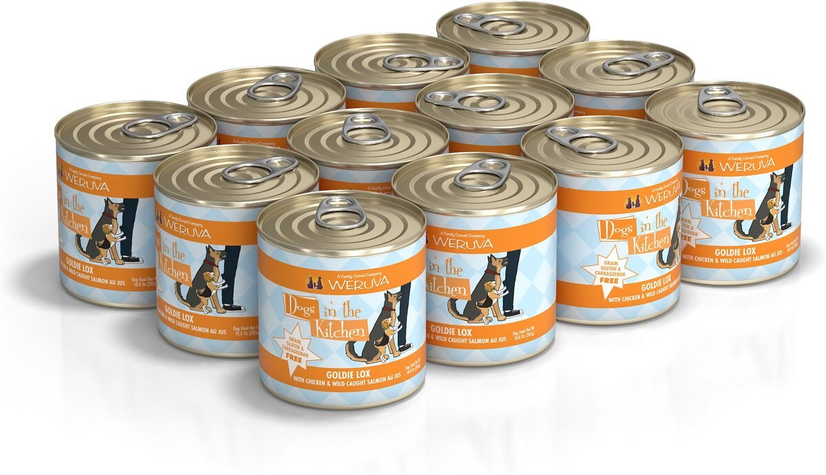 Weruva Dogs in the Kitchen Goldie Lox with Chicken and Wild Caught Salmon Au Jus Grain-Free Canned Dog Food