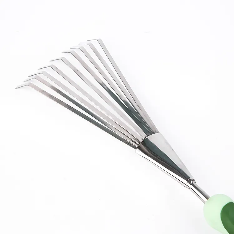 Wholesale mini garden supplies tools for weeds small plastic handle rake