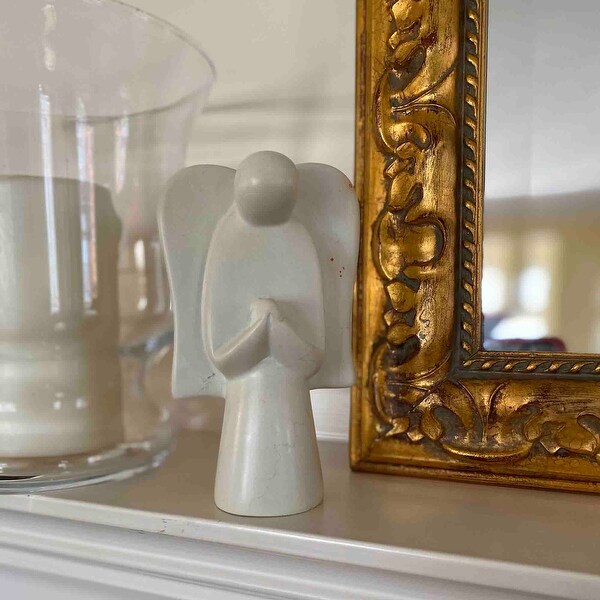 Praying Angel Natural Stone Figurine