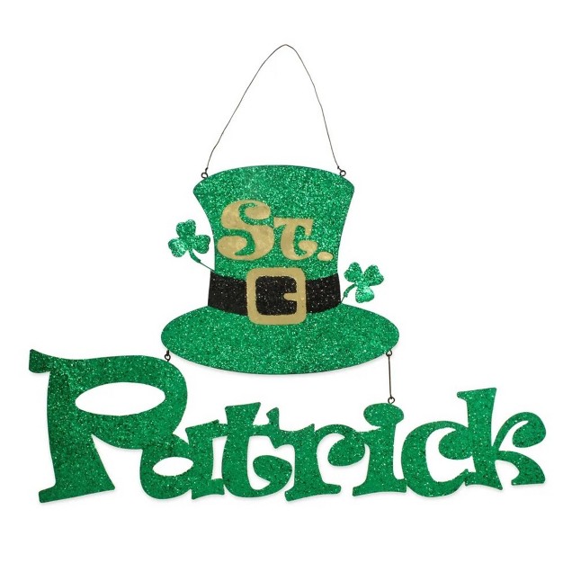 Saint Patricks St Patrick x27 s Day Tin Sign One Sign 13 Inches Irish Shamrock Tf8599 Tin Green