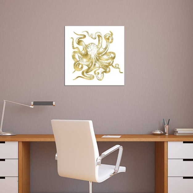 Vintage Gold Octopus By Nature Magick Unframed Wall Canvas Icanvas