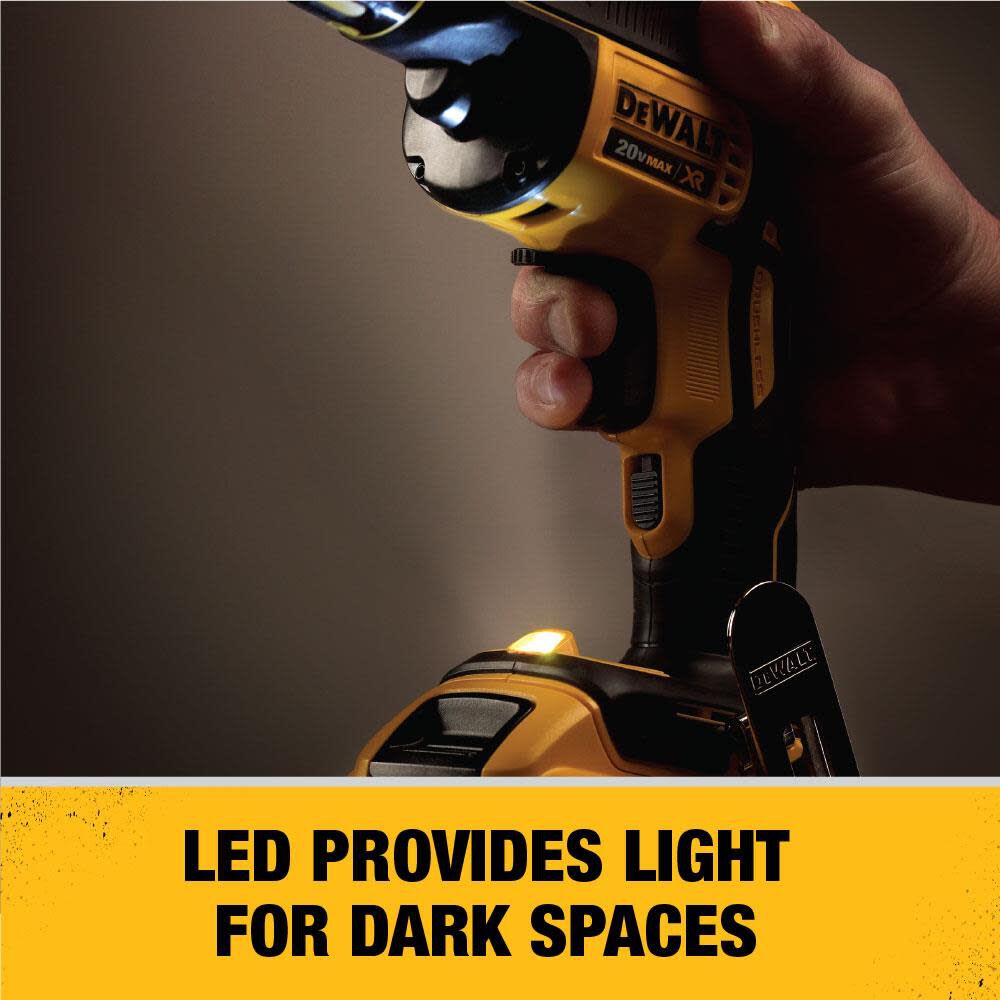 DEWALT 20V MAX XR Li-ion Brushless Drywall Screwgun Kit DCF620D2 from DEWALT