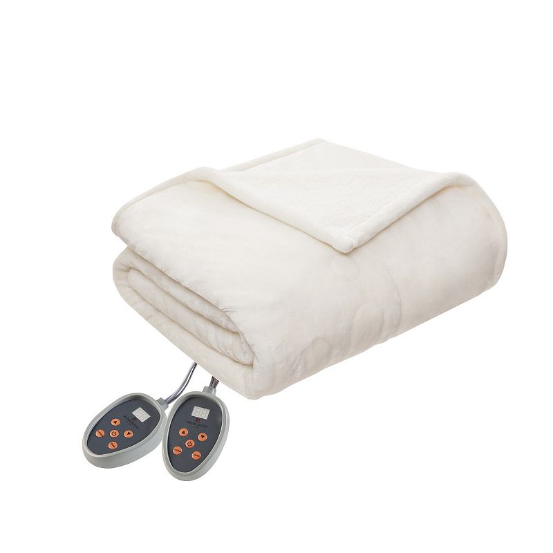 Woolrich Plush to Berber Oversized Heated Electric Blanket