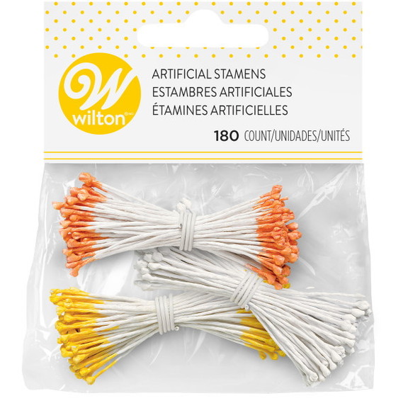 Wilton 1005 4452 Artificial Colored Stamen for Cak...