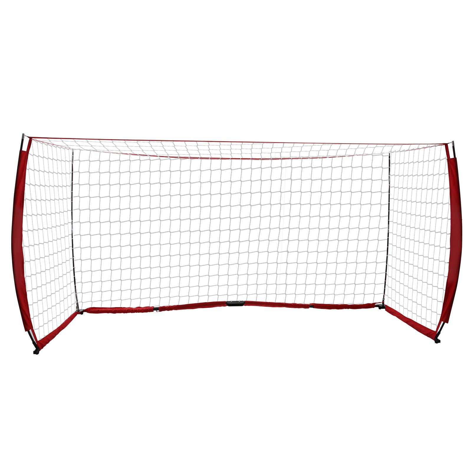 Soccer Net， Portable Soccer Goal 12 x 6 Feet， Sturdy and Durable， with Carry Bag， Ideal for Children and Adults