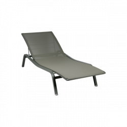 Bain de soleil FERMOB Alizé STEREO- Chaise longue réglable aluminium