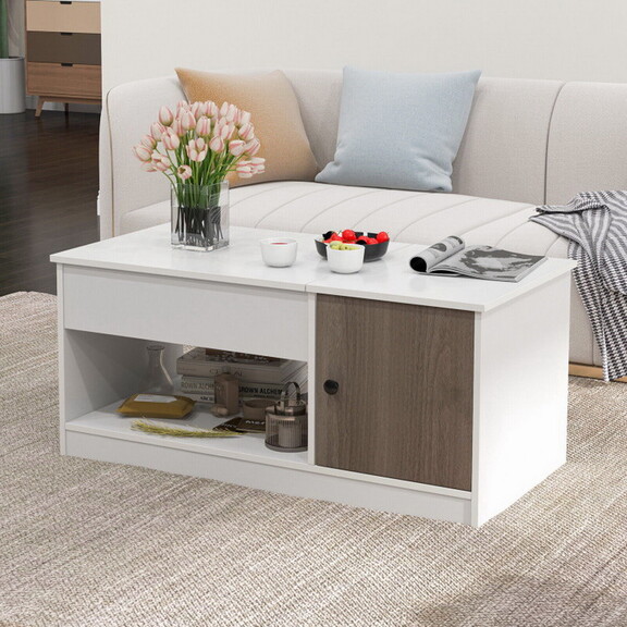 Costway 38261947 Modern Coffee Table with Lift Tab...