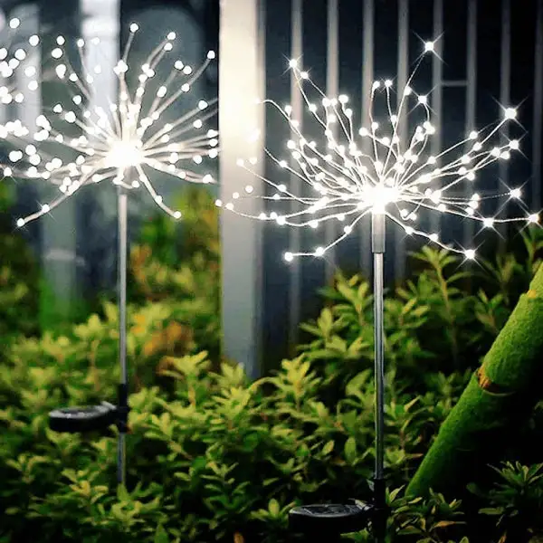 Waterproof Solar Garden Fireworks Lamp