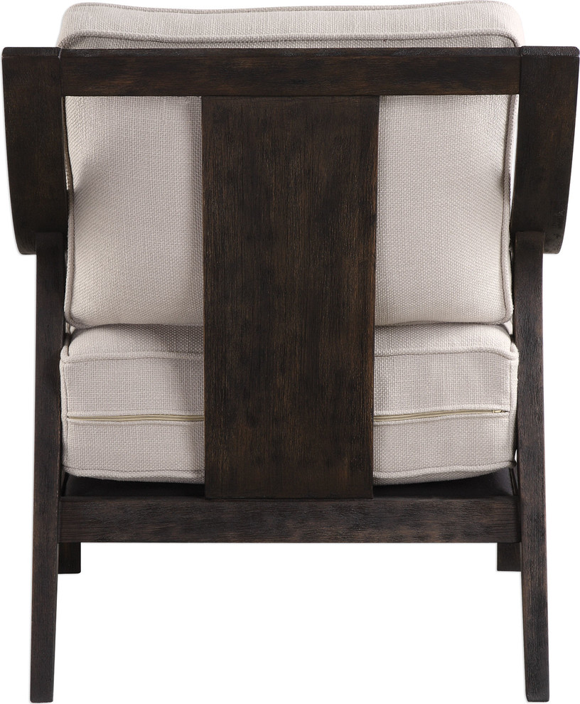 Uttermost Lyle Beige Accent Chair   Transitional   Armchairs And Accent Chairs   by Buildcom  Houzz