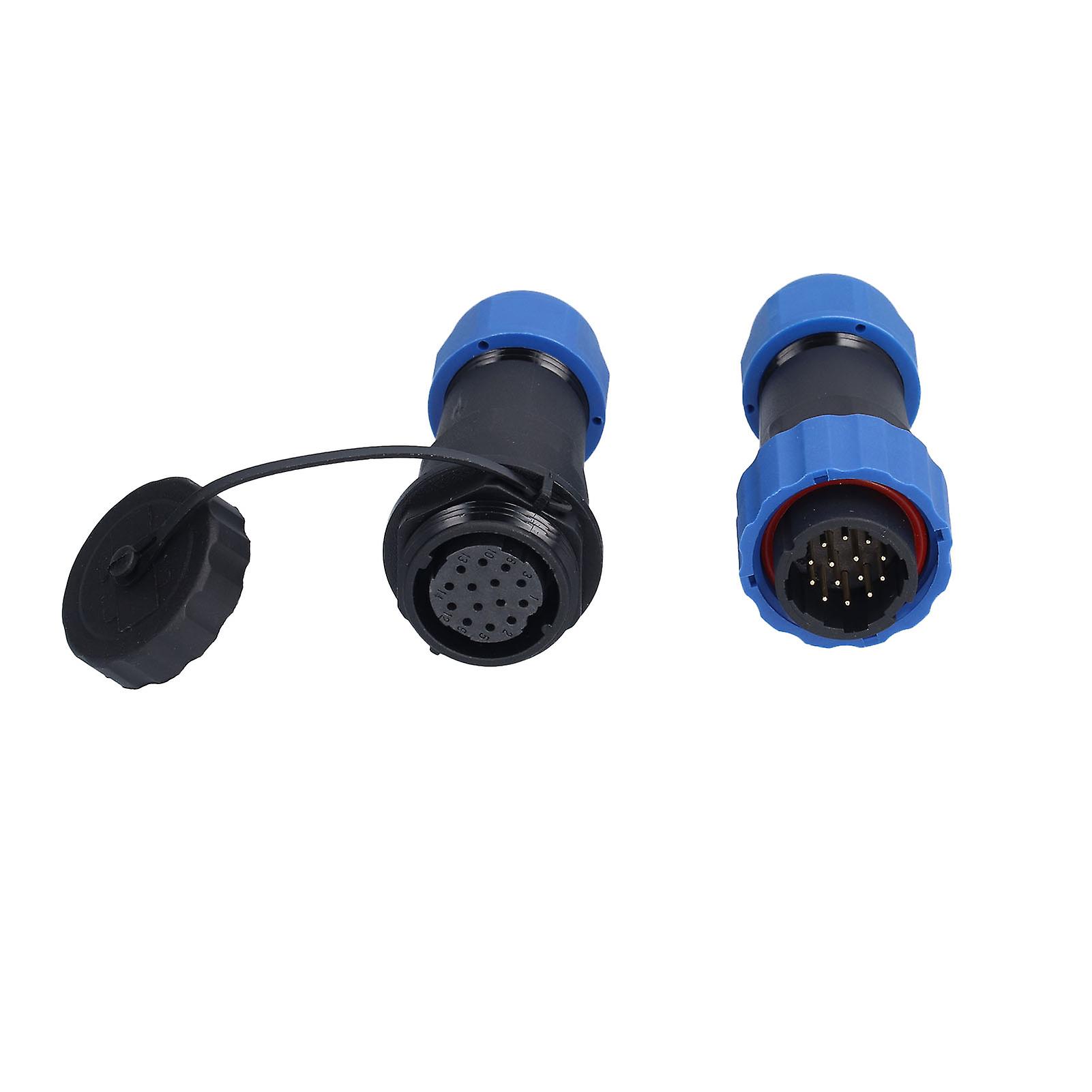 Waterproof Connector Mounting Ip68 Aviation Power Socket 250v 5a For Cable Wire Sp2014 Pin