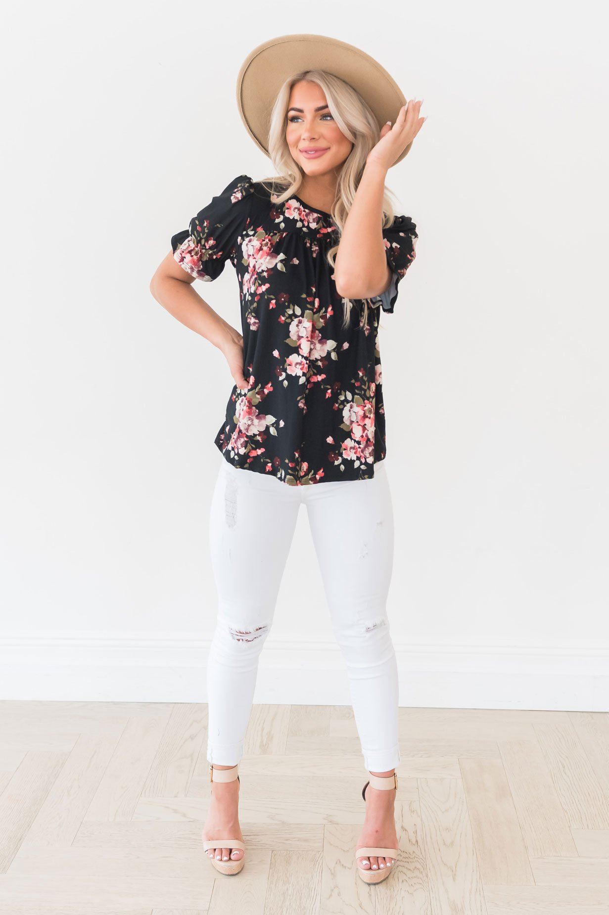 Believe in Forever Modest Blouse