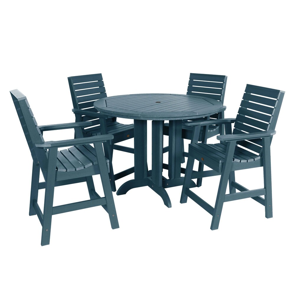 Weatherly 5 piece Outdoor Dining Set   48\