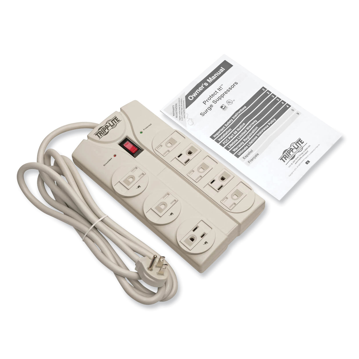 Protect It! Surge Protector by Tripp Lite TRPTLP808