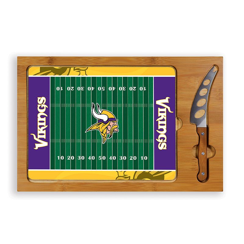 Picnic Time Minnesota Vikings Cutting Board Serving Tray