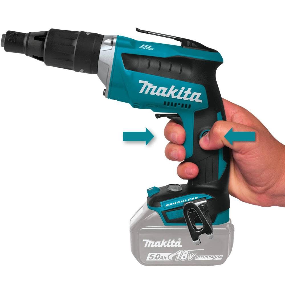 Makita 18V LXT Lithium-Ion Brushless Cordless 2500 RPM Screwdriver Tool Only XSF05Z from Makita