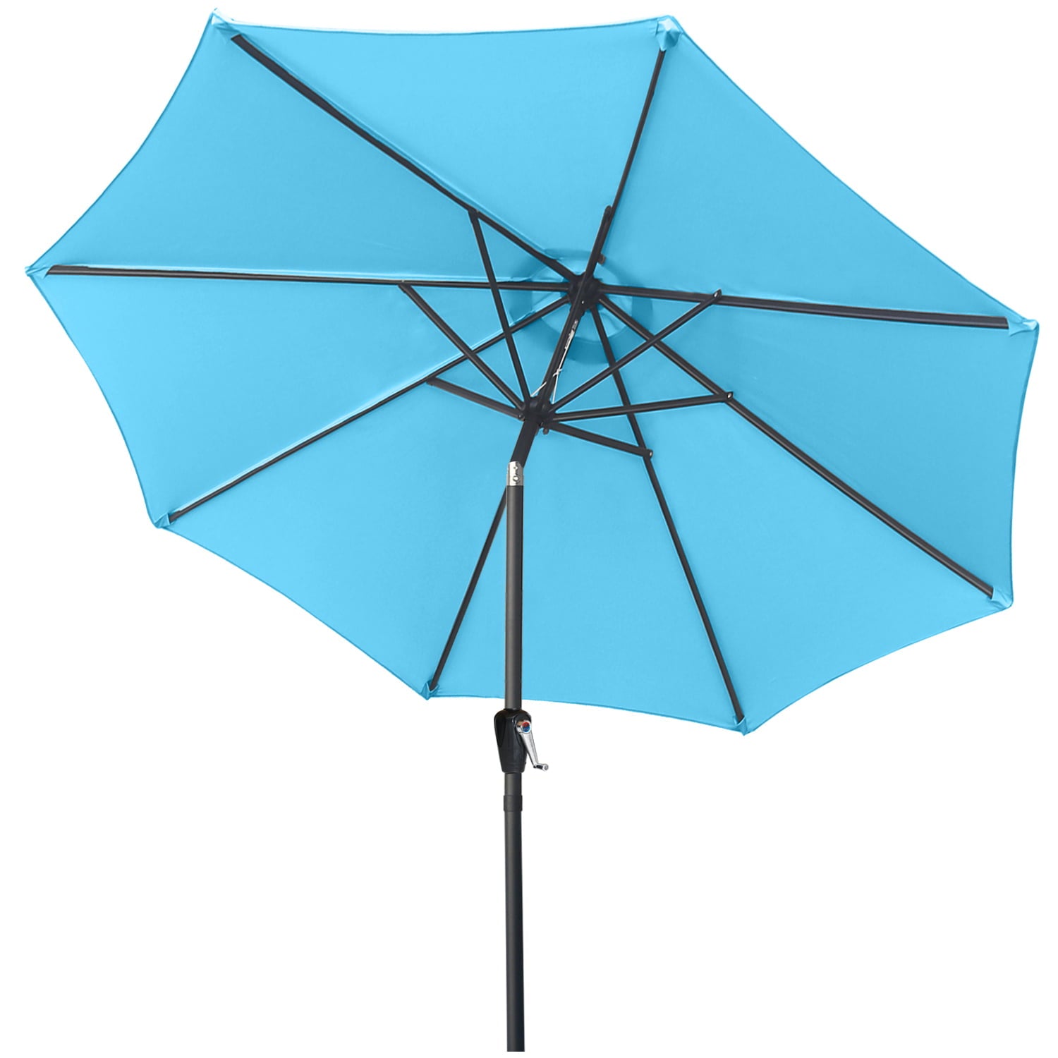 ABCCANOPY 7.5FT Patio Umbrella with Push Button Tilt, 8 Ribs 13+Colors, Turquoise