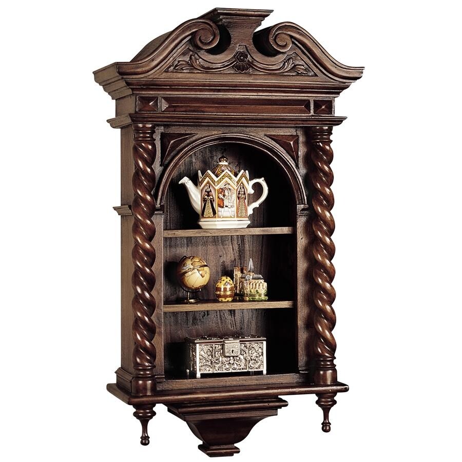 Design Toscano Charles II Wall Curio Cabinet