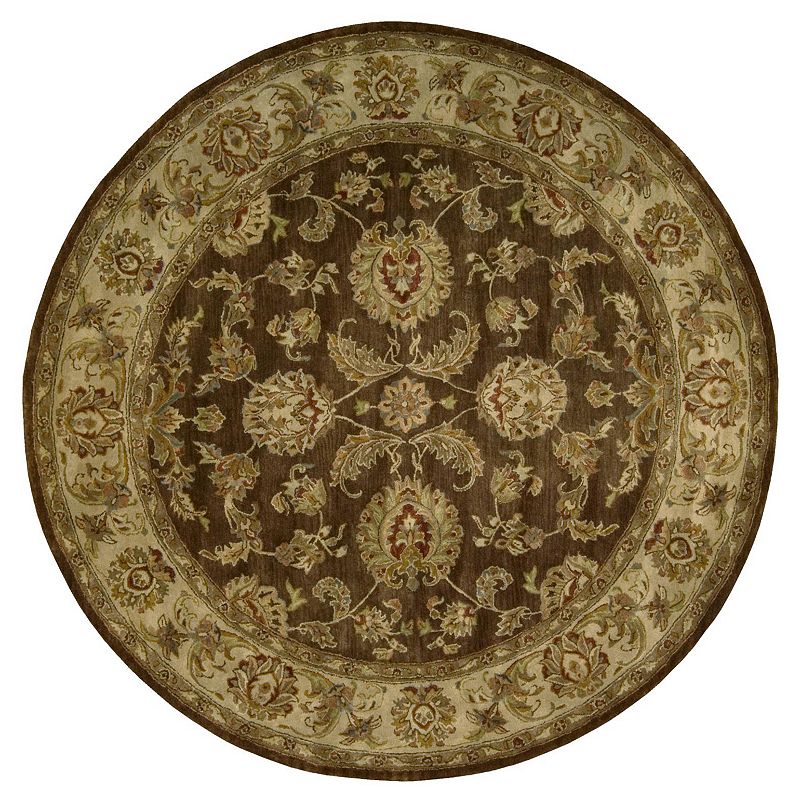 Nourison Jaipur Traditional Framed Floral Wool Rug