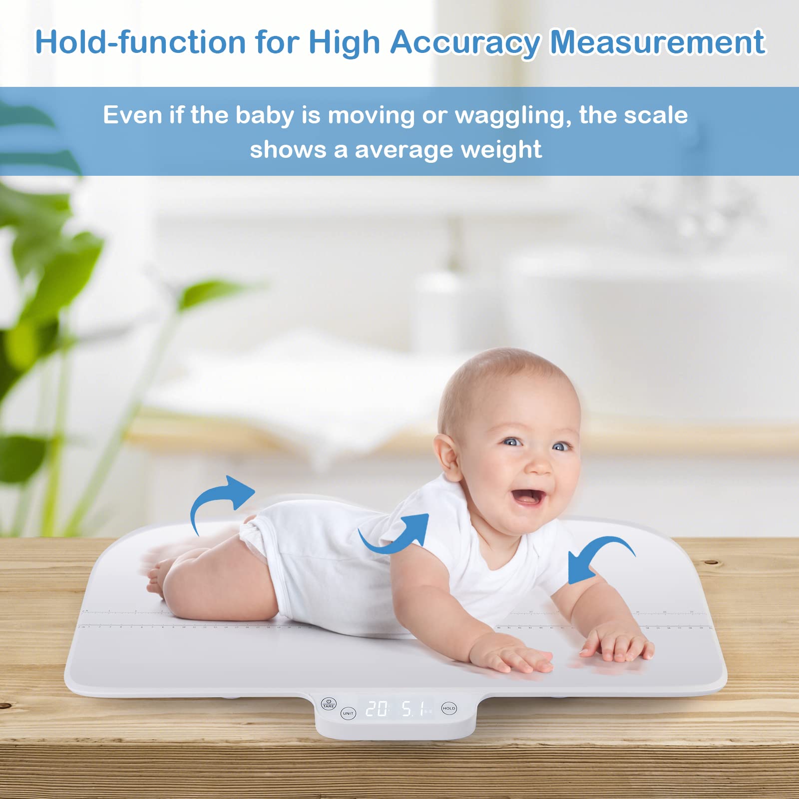 Costzon Baby Scale, Multifunctional Pet Scale with Digital LED Display