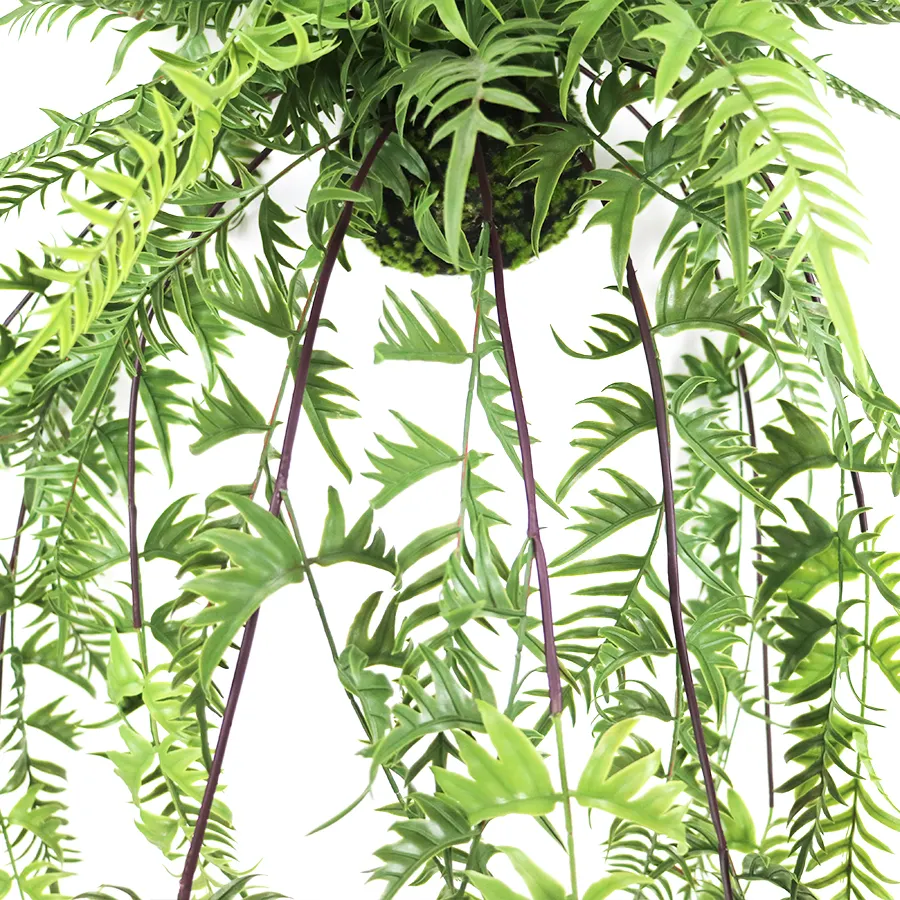 Supplies indoor decoration 80cm long simulation fern hanging plant