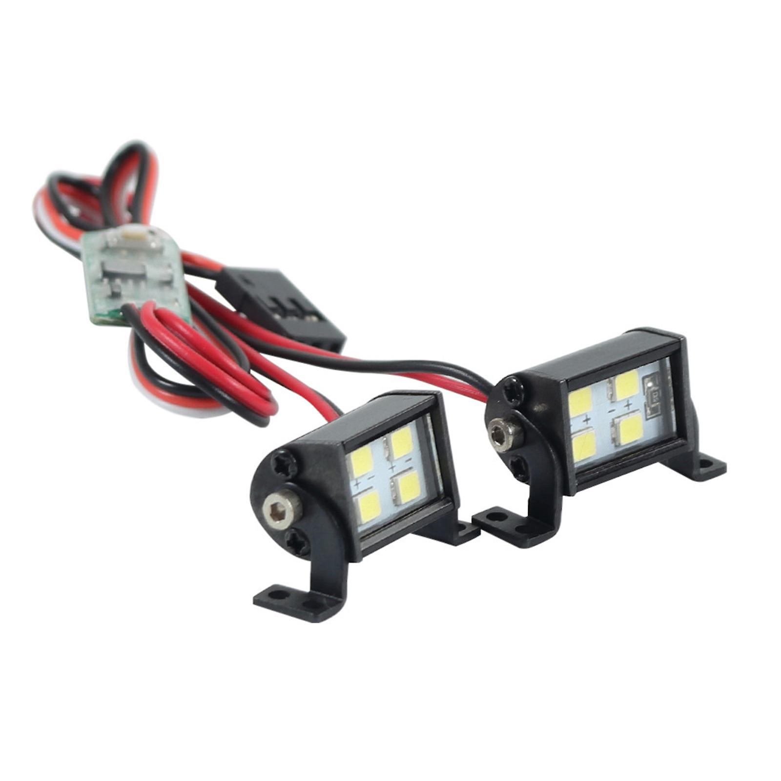 Rc Led Spotlight For Axial Scx10  Rc Rock Car Vehicle Spare Parts