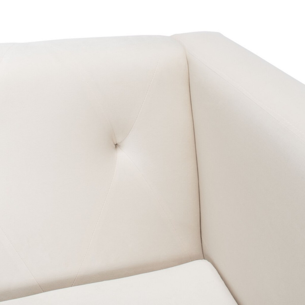 Safavieh Couture Konrad Velvet Sofa   Contemporary   Sofas   by Safavieh  Houzz