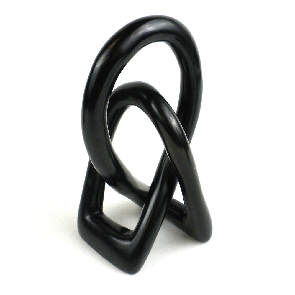 Handmade Lovers Knot 1 Piece Soapstone Statue (Kenya)