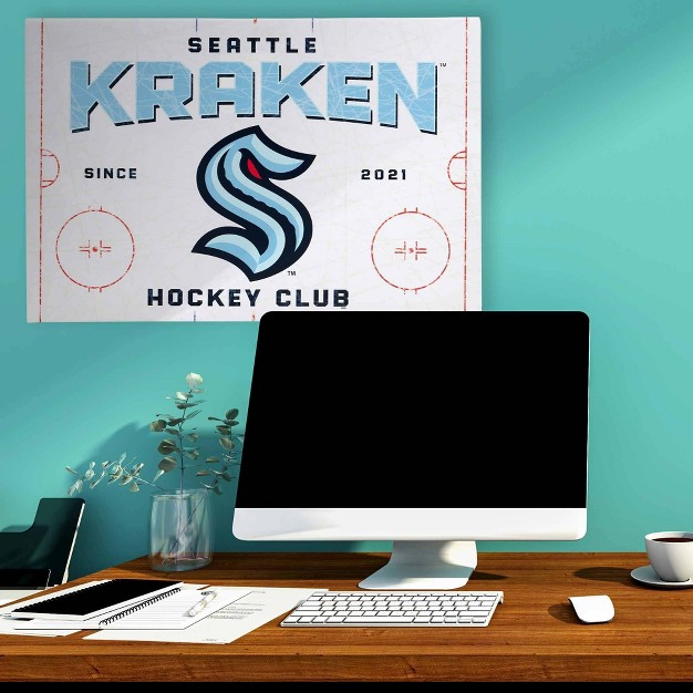 Nhl Seattle Kraken Rink Canvas